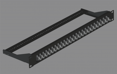 với MPO - Bảng phân phối 1RU được tải với bộ chuyển đổi MPO